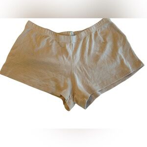 Brandy Melville & John Galt Women’s Pink & White Emery Shorts One Size  In EUC